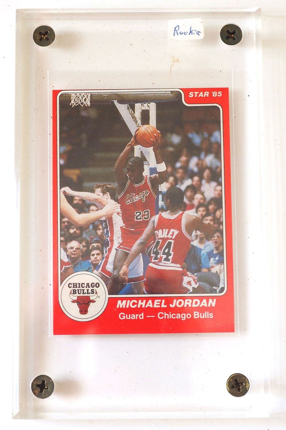 Lot 23: 1985 Star Michael Jordan Rookie Card