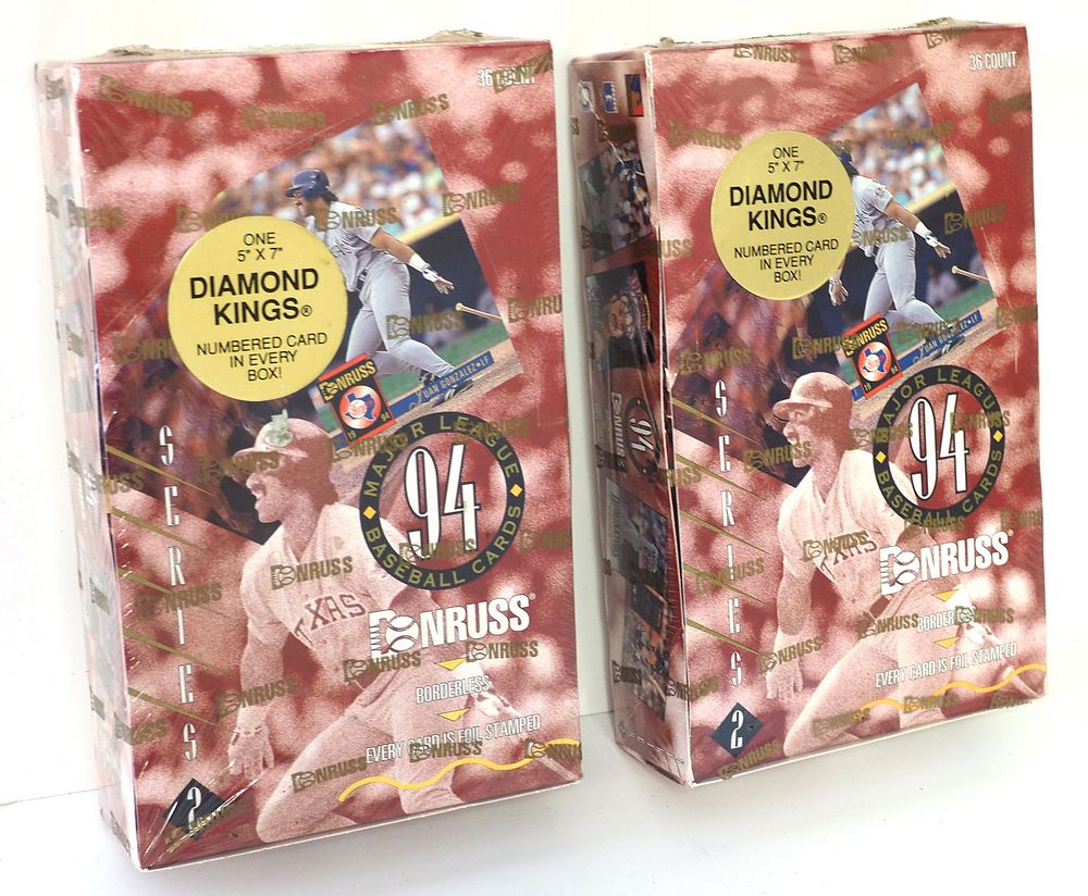 Lot 37: (2) 1994 Donruss Baseball Series 2 Hobby Boxes
