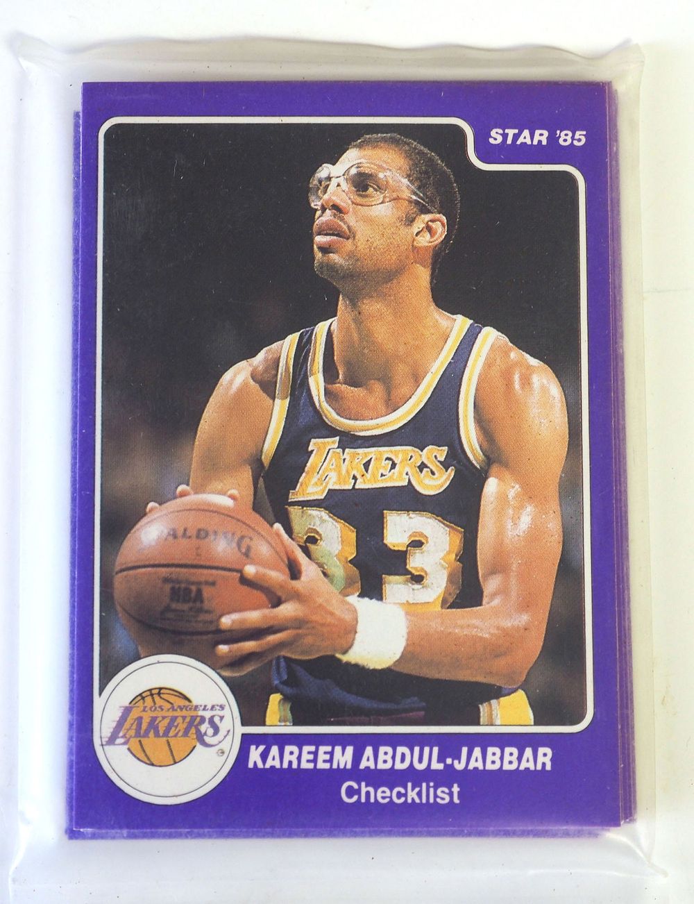 Lot 46: 1985 Star Kareem Abdul-Jabbar Full Set