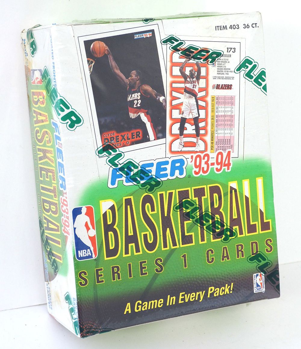 Lot 47: 1993-94 Fleer Basketball Series 1 Hobby Box