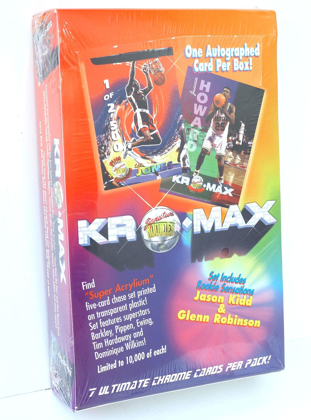 Lot 62: 1994 Kro-Max Signature Rookies Hobby Box