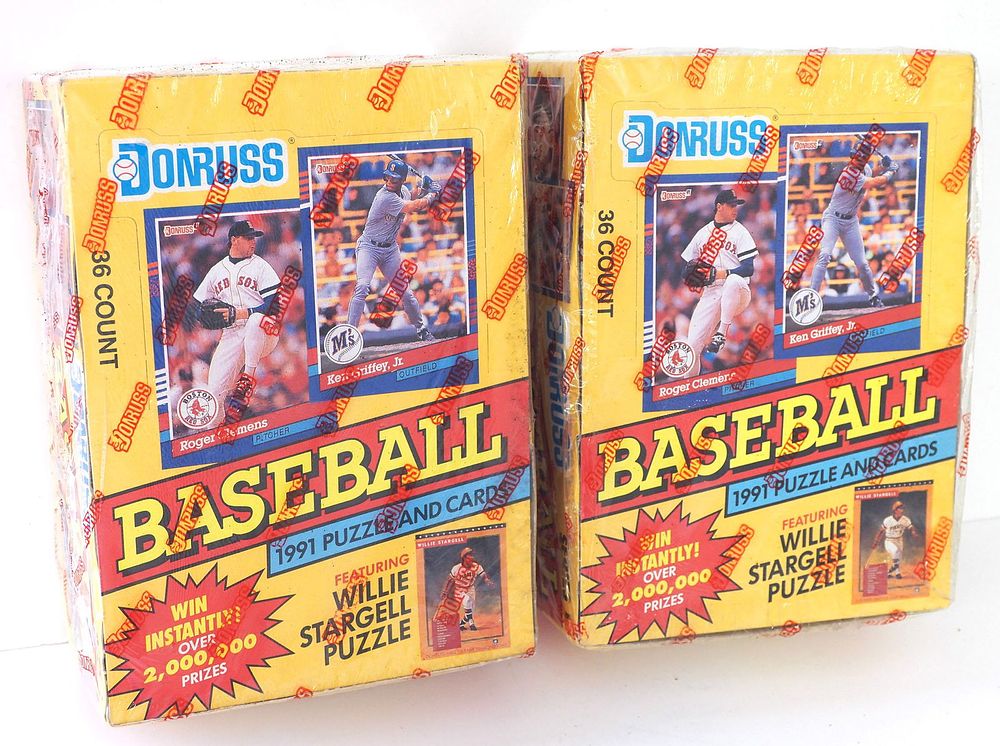 Lot 78: (2) 1991 Donruss Baseball Series 1 Boxes