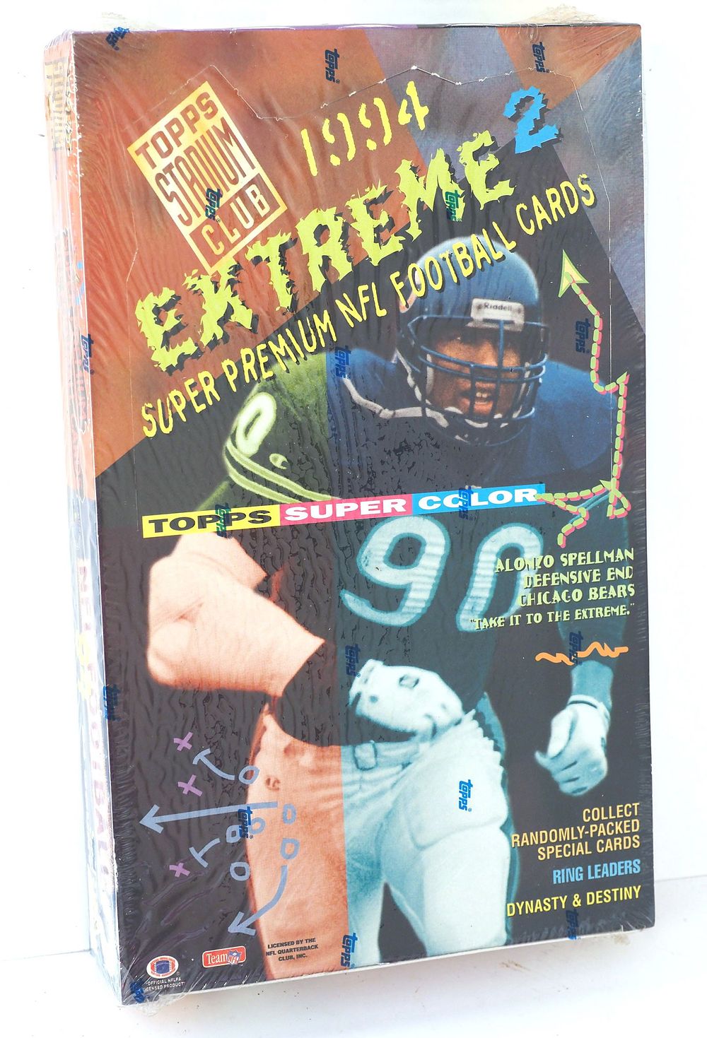 Lot 97: 1994 Topps Stadium Club NFL Football Extreme Series 2 Football Box