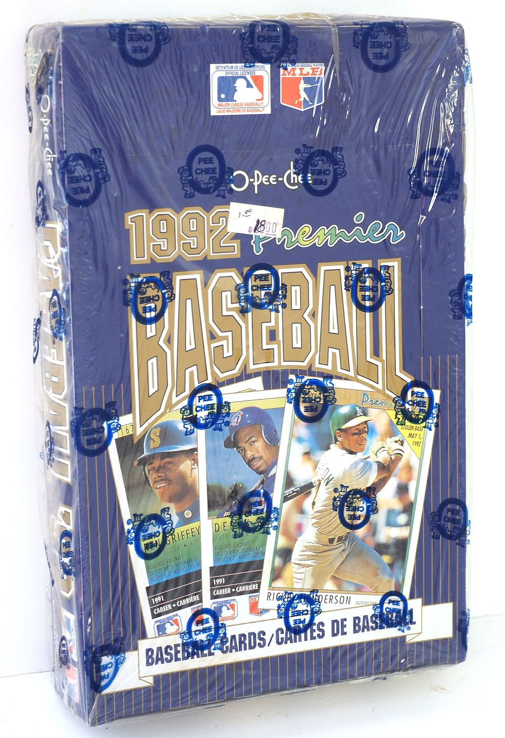 Lot 107: 1992 O-Pee-Chee Premier Baseball Box
