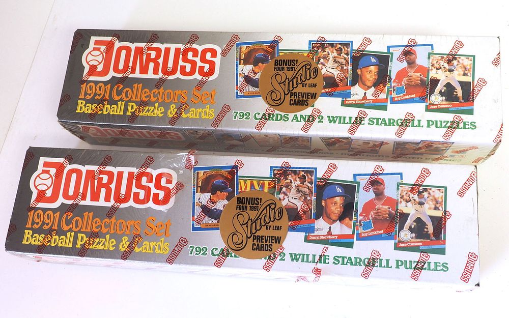 Lot 119: (2) 1991 Donruss Baseball Cards Collectors Set