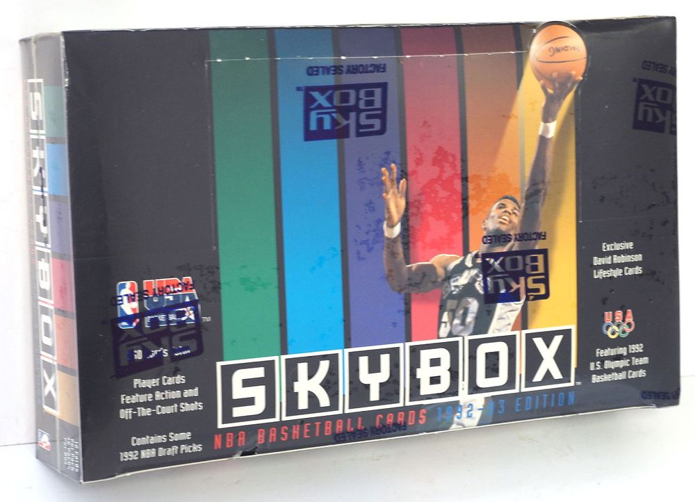 Lot 204: 1992-93 SkyBox NBA Basketball Series 1 Hobby Box