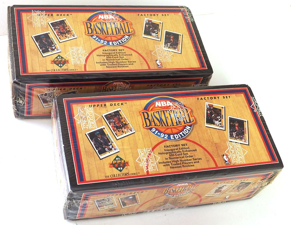 Lot 206: (2) 1991-92 Upper Deck Basketball Boxes
