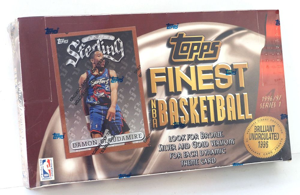 Lot 222: 1996-97 Topps Finest NBA Basketball Series I Box