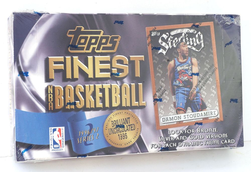 Lot 223: 1996-97 Topps Finest NBA Basketball Series II Box