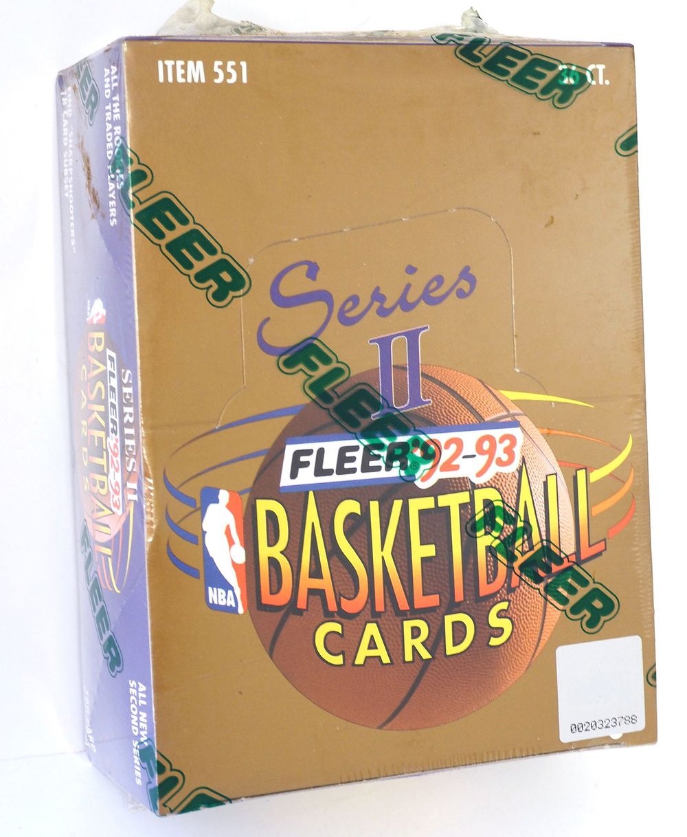 Lot 237: 1992-93 Fleer NBA Basketball Series 2 Box