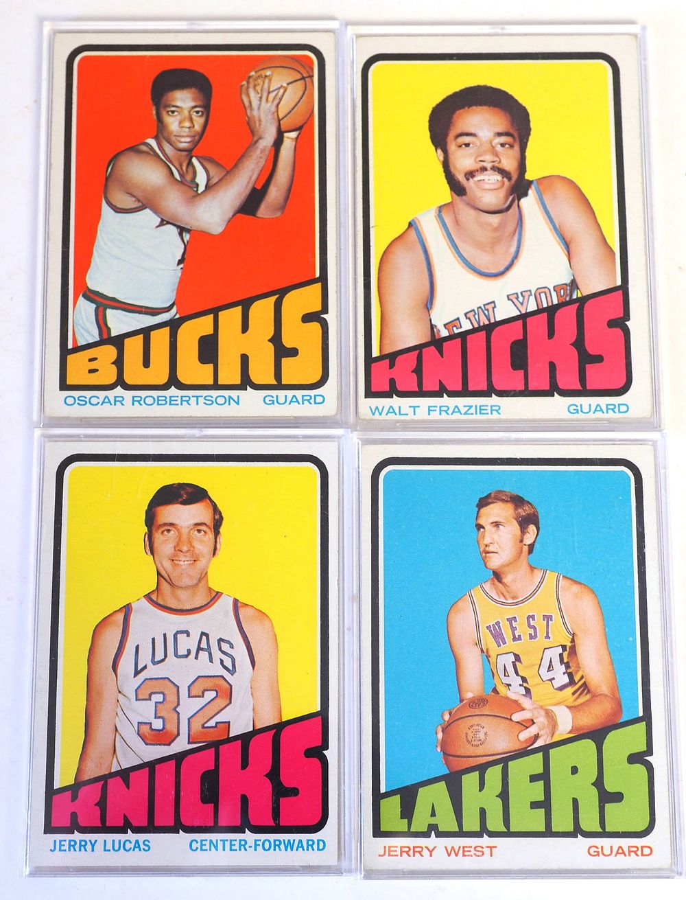 Lot 280: (4) 1972 Topps Vintage Basketball Cards