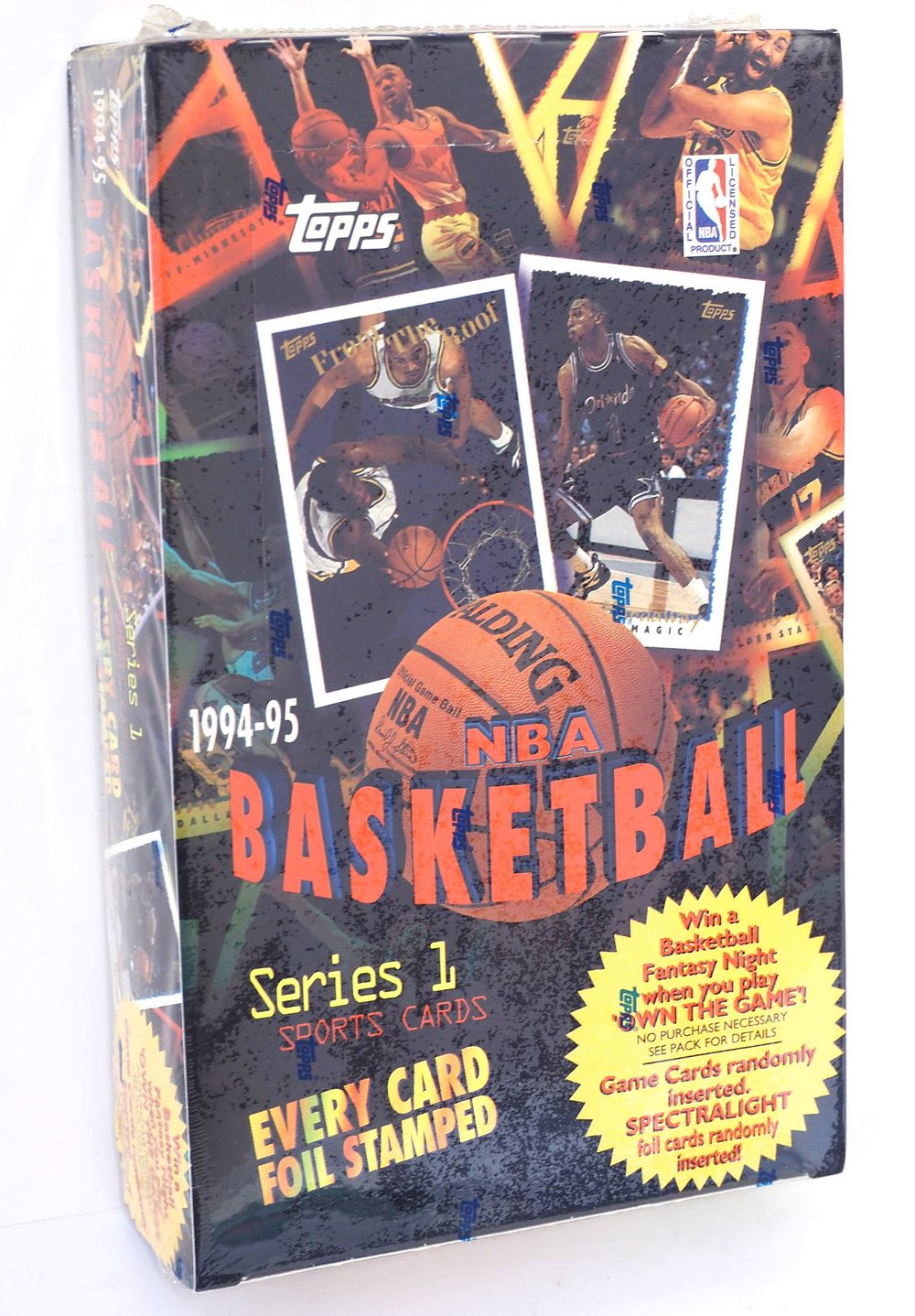 Lot 288: 1994-95 Topps NBA Basketball Series 1 Hobby Box