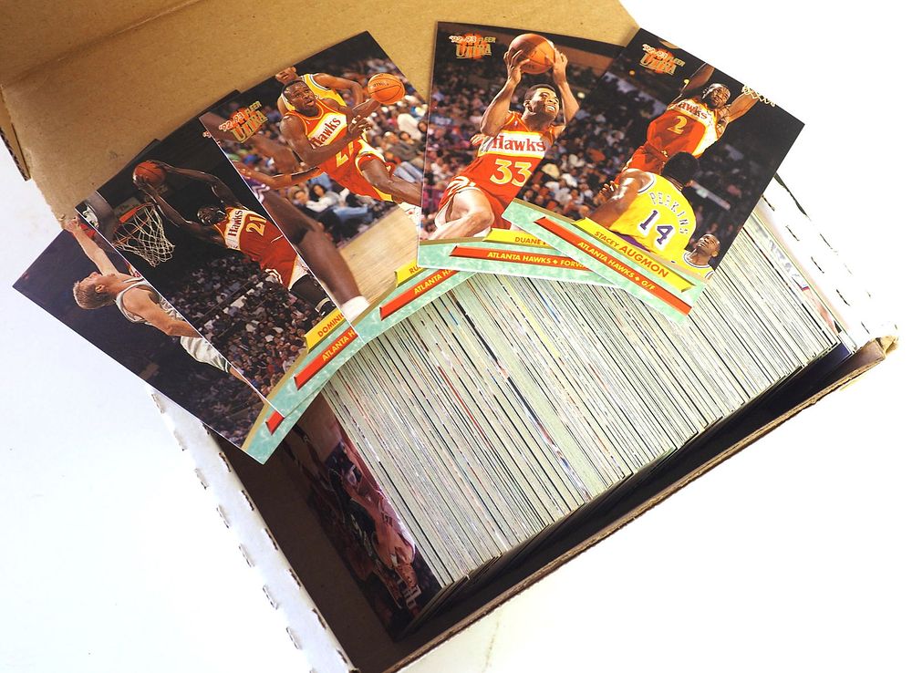 Lot 302: 1992-93 Fleer Ultra Basketball Series 1 & 2 Complete Sets