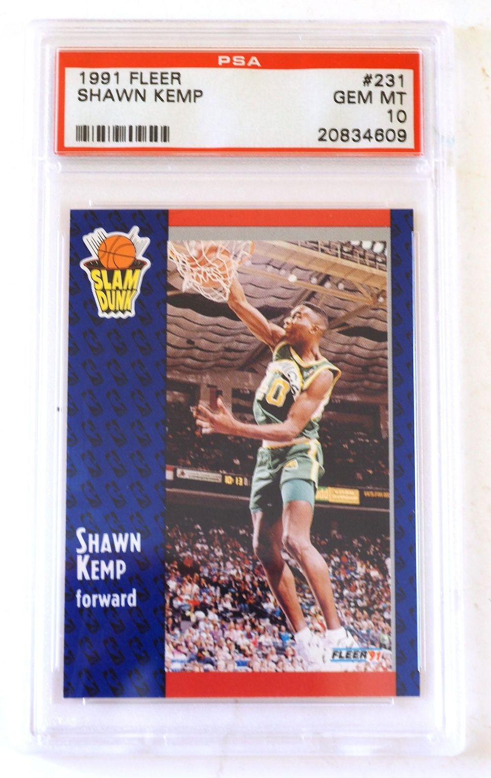 Lot 309: 1991 Fleer Shawn Kemp