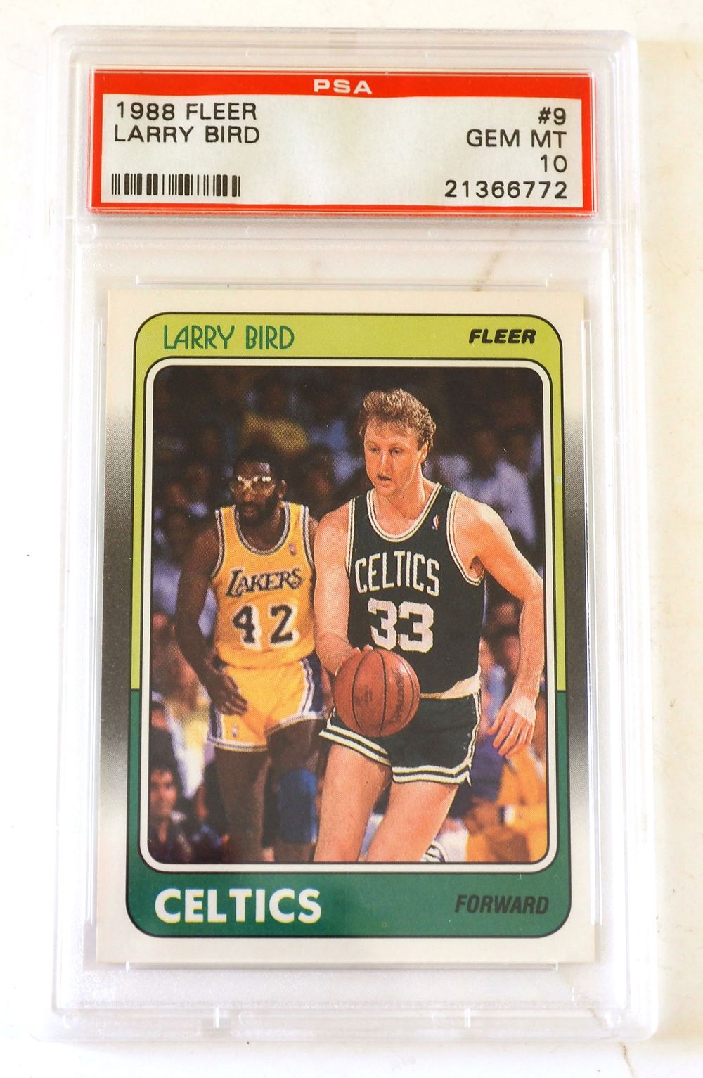 Lot 314: 1988 Fleer Larry Bird
