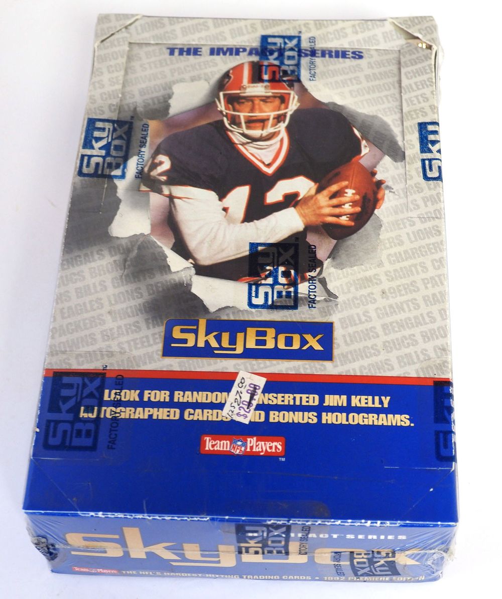 Lot 322: 1992 SkyBox Impact Series Football Box