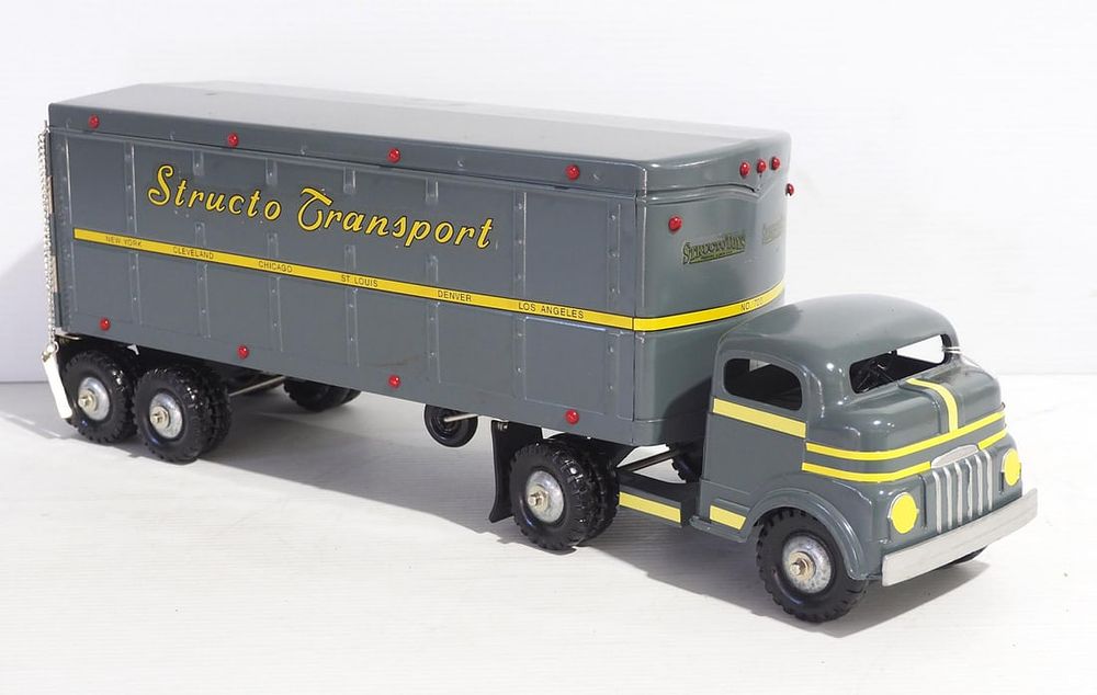 Lot 115: Structo Transport Semi, restored & customized