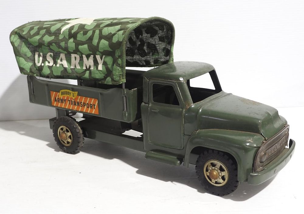 Lot 163: Buddy L US Army Transport truck