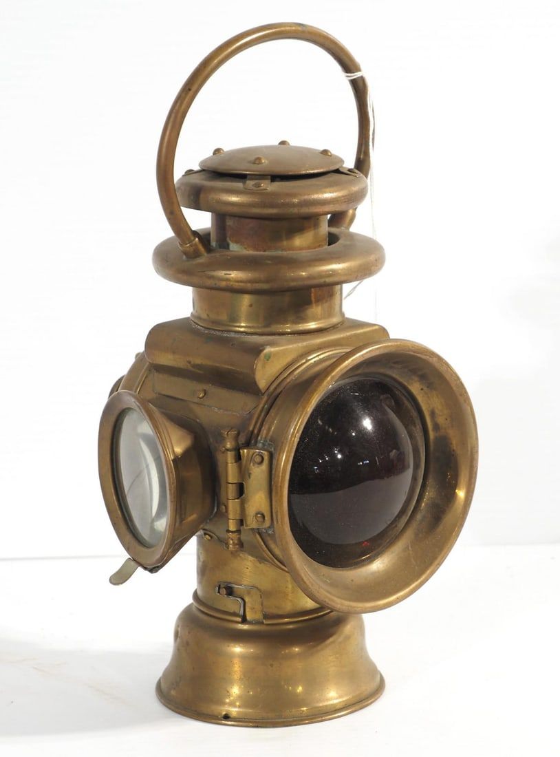 Lot 1111: Alfred Russell Co. Walsall tail light with tag