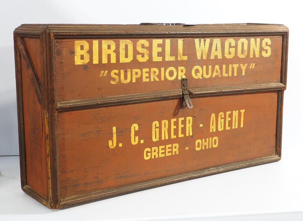 Lot 1166: Early wooden box