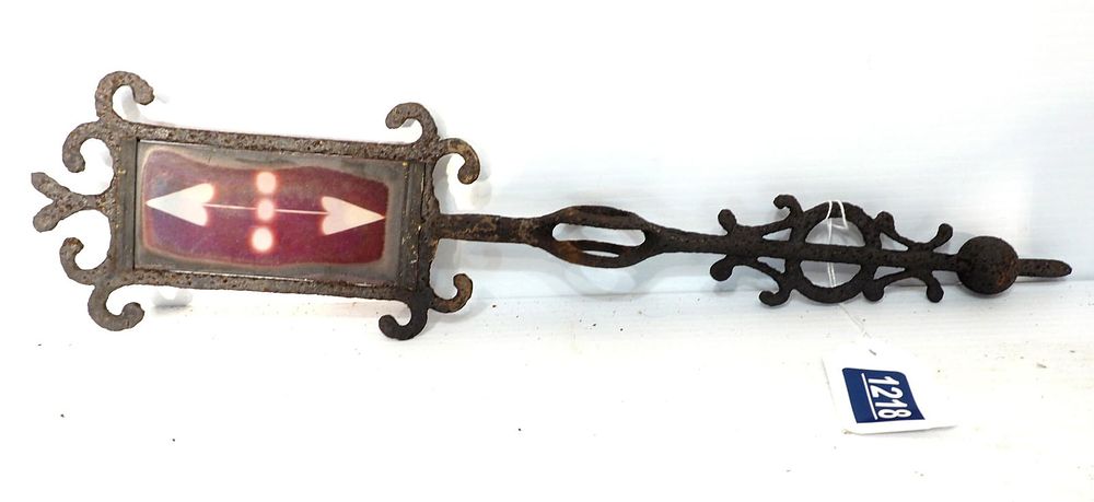 Lot 1218: Iron weathervane arrow