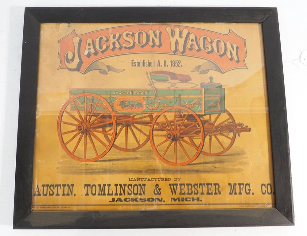 Lot 1298: Jackson Wagon sign