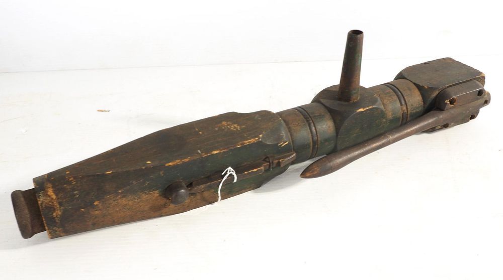 Lot 1360: Salesman sample wooden water pump