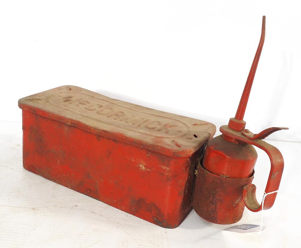 Lot 1369: McCormick tin tool box