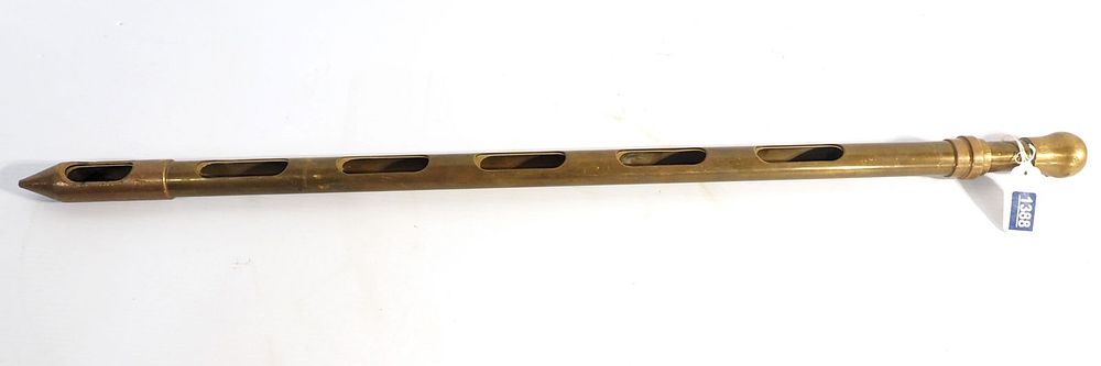 Lot 1388: Brass seed corn testing probe