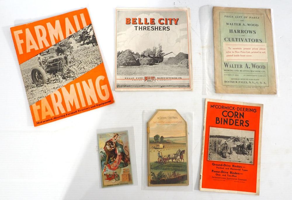 Lot 1390: Misc. paper farm-related advertising