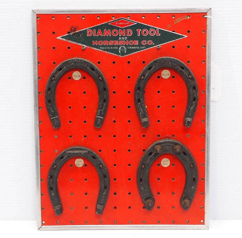 Lot 83: Diamond Horseshoeing horseshoe sign