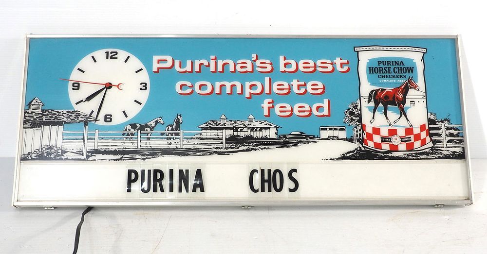 Lot 217: Purina's Best Complete Feed sign