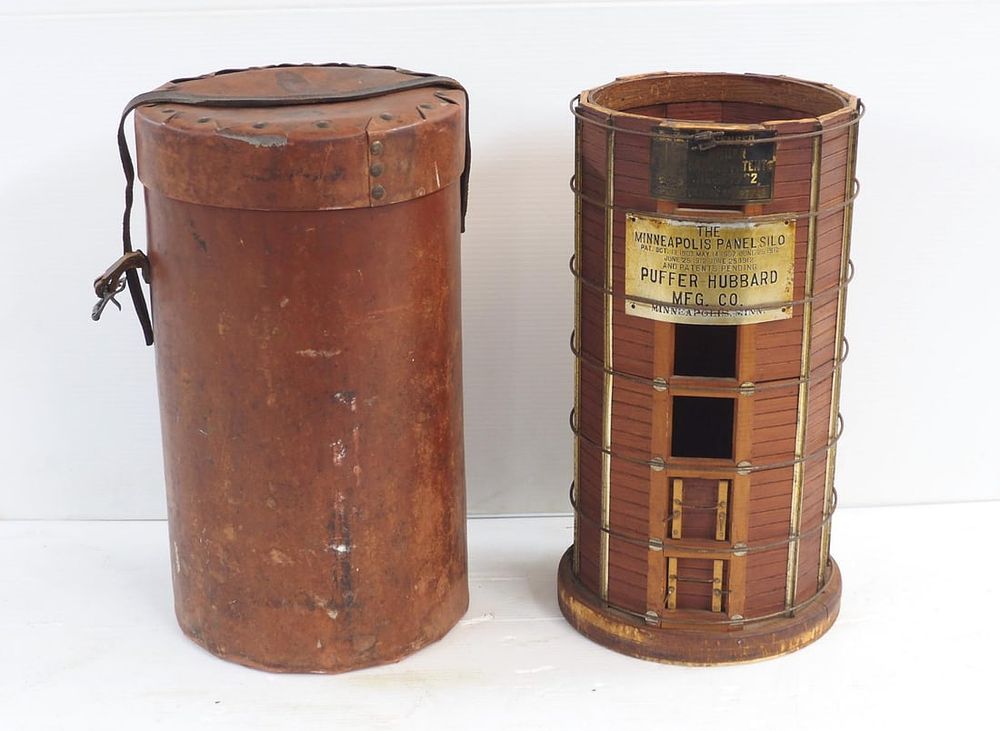 Lot 233: Salesman sample wood stave silo