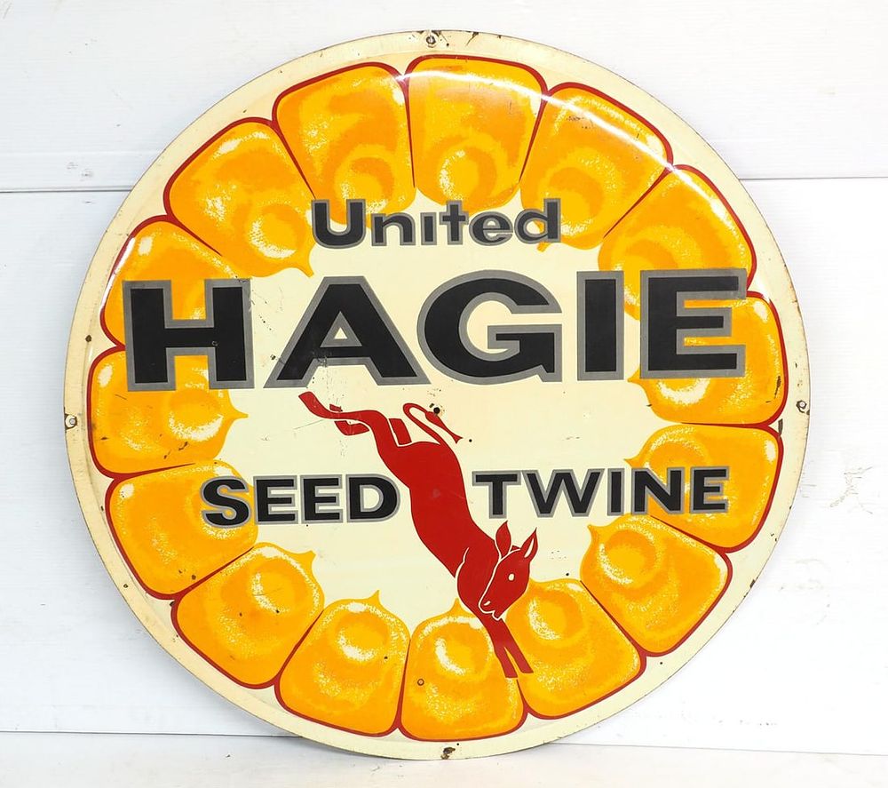 Lot 287: Hagie Seed & Twine sign