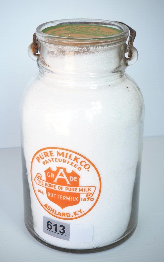 Lot 613: 1 gallon milk bottle