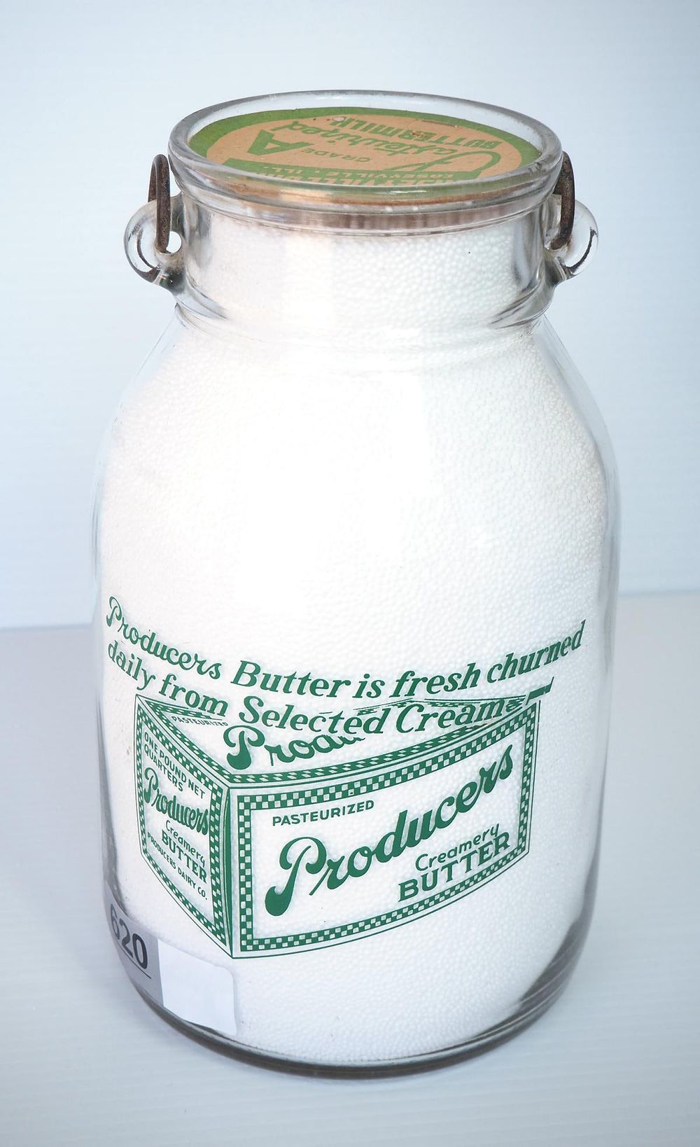 Lot 620: 1 gallon milk bottle