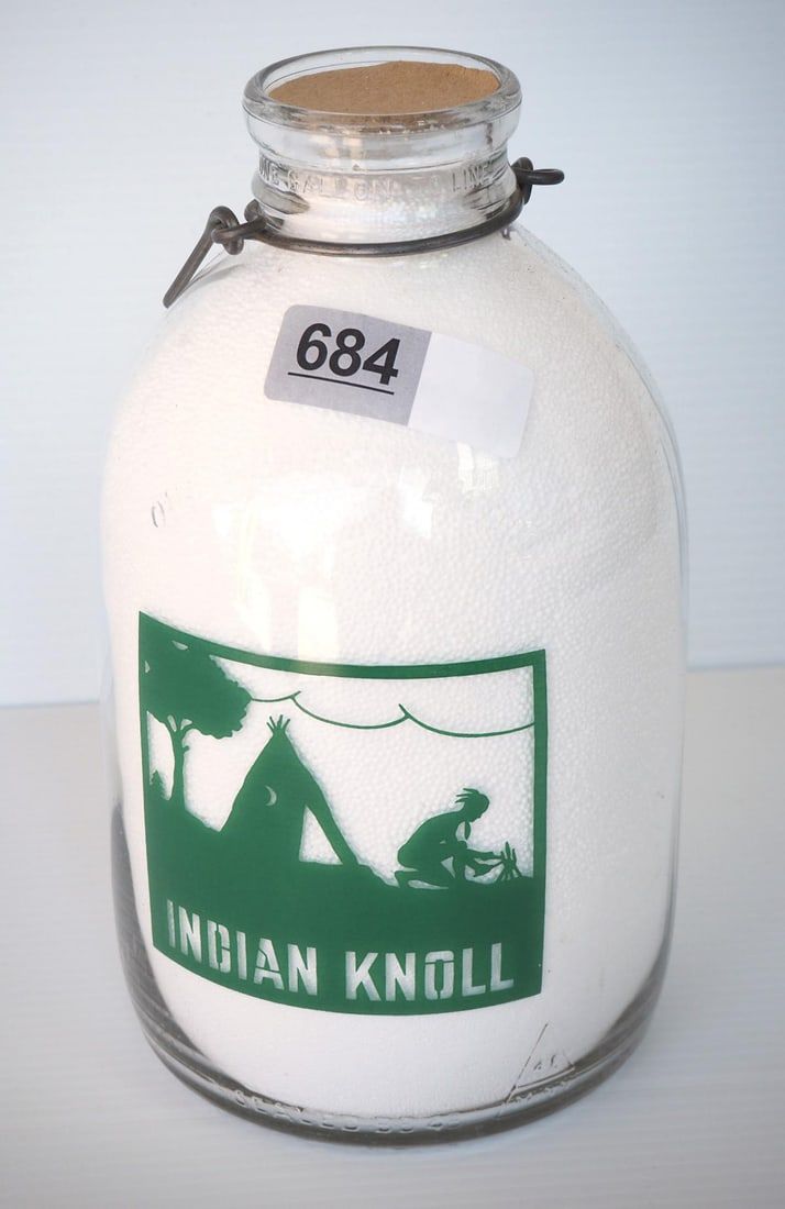 Lot 684: 1 gallon milk bottle