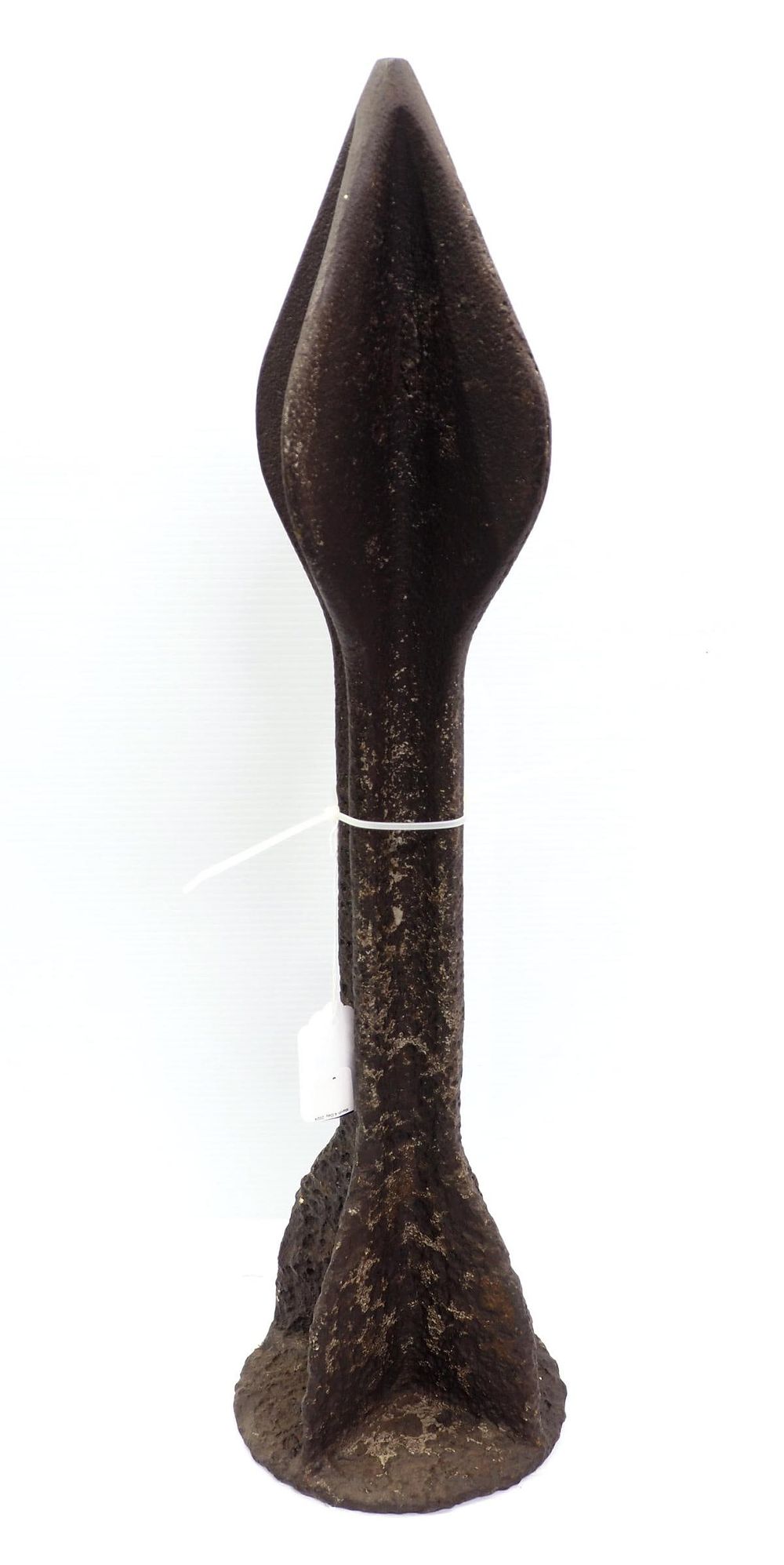 Lot 2122: Cast iron Railroad marker