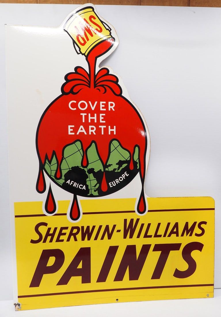 Lot 2208: Sherwin Williams Paints sign