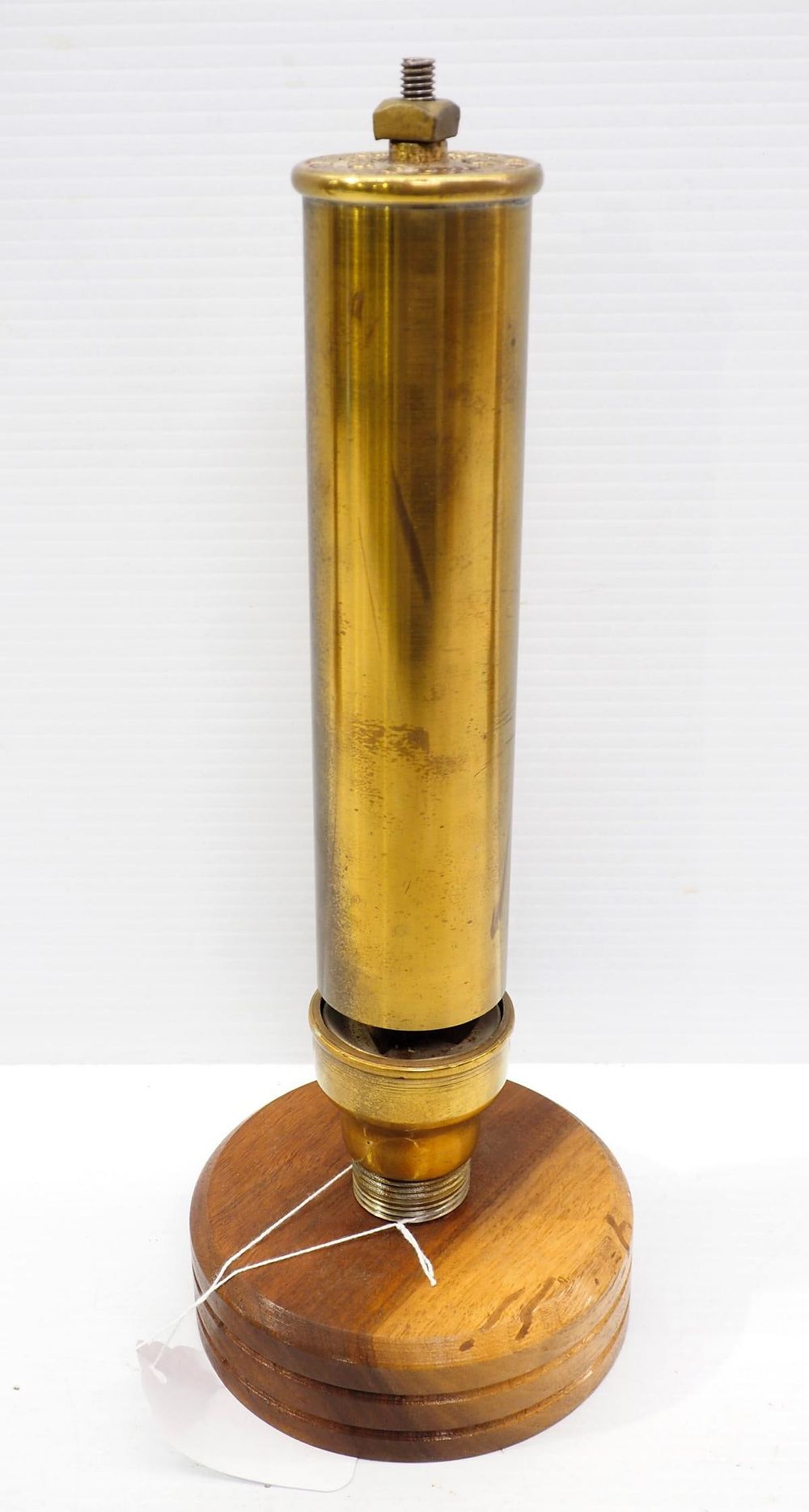 Lot 2346: Western Brass Husk 500 1-tone exhaust whistle