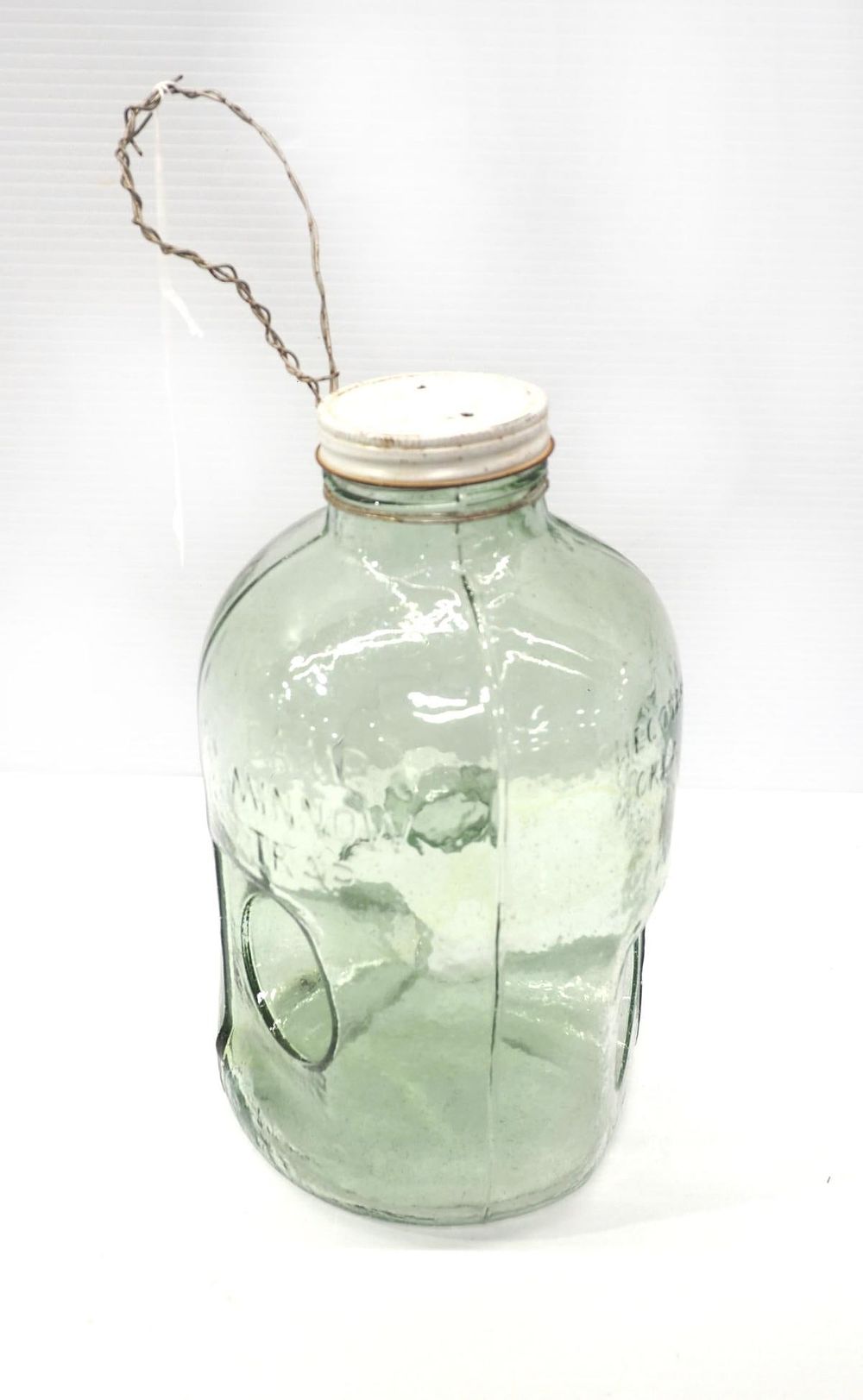 Lot 1161: "Camp" glass minnow trap