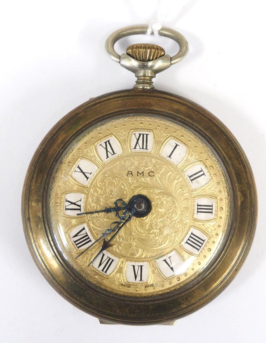 Lot 1190E: AMC alarm pocket watch