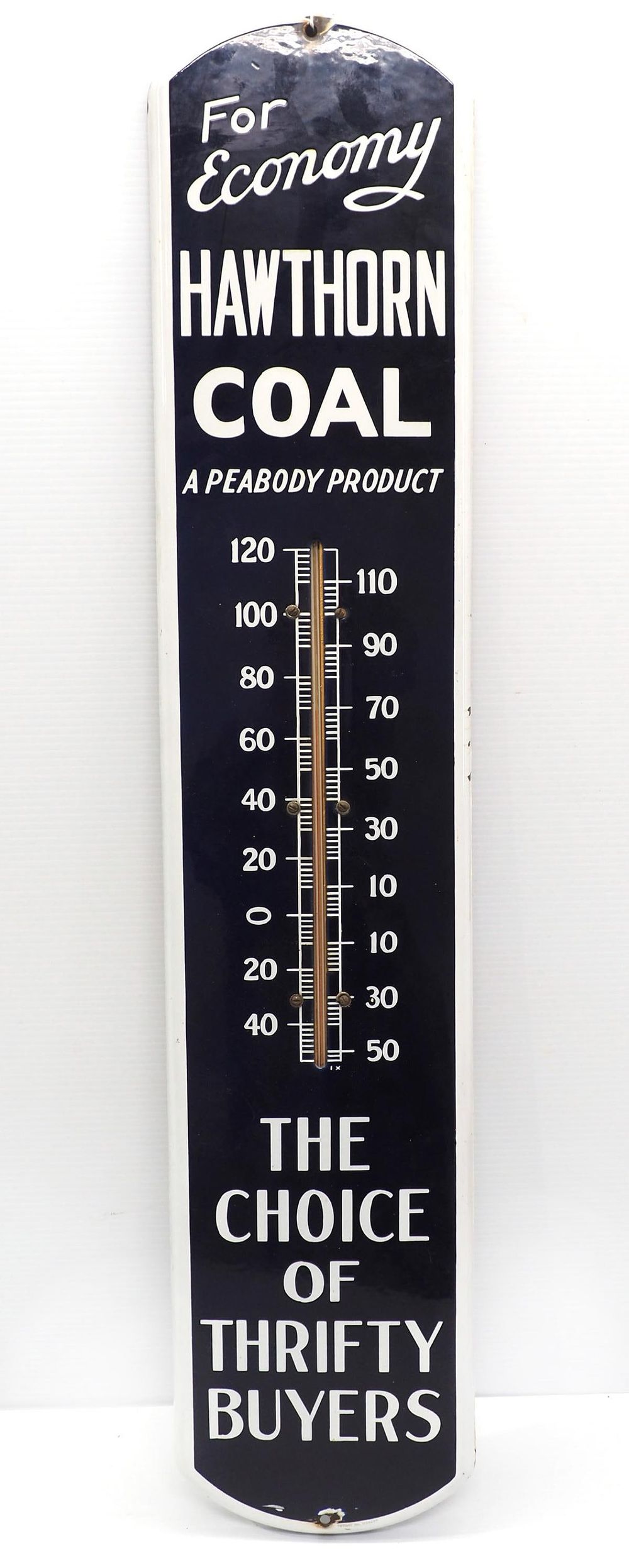 Lot 1197: Hawthorn Coal thermometer