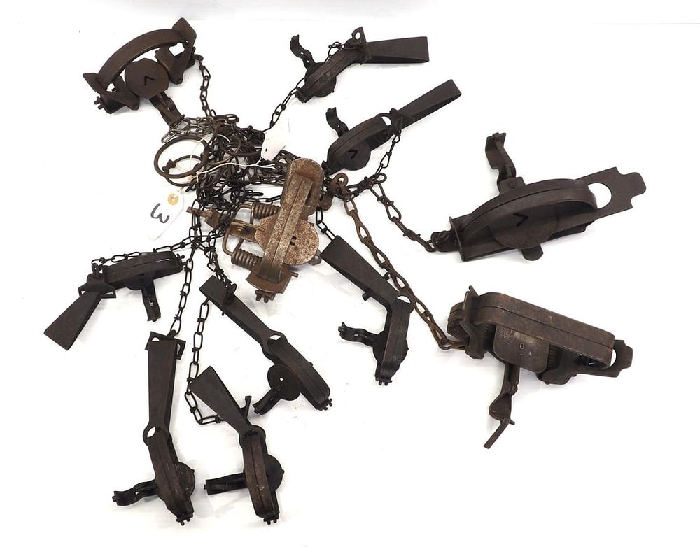 Lot 1304: 11 Assorted traps
