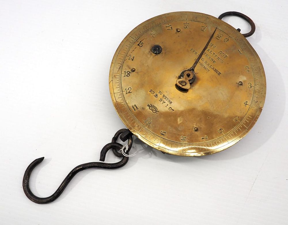 Lot 1338: No.80T Salters Trade Spring Balance Scale