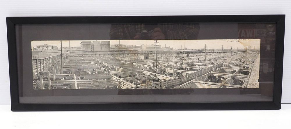 Lot 1364: Photograph of the Chicago Stockyard