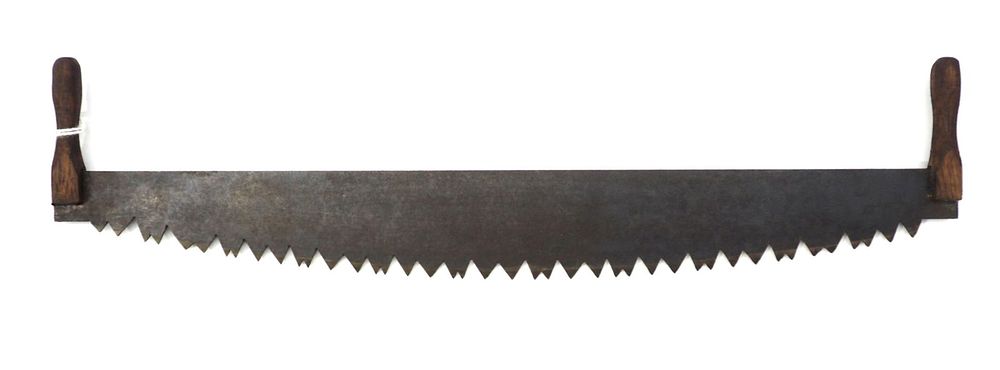 Lot 1380: Miniature cross cut saw