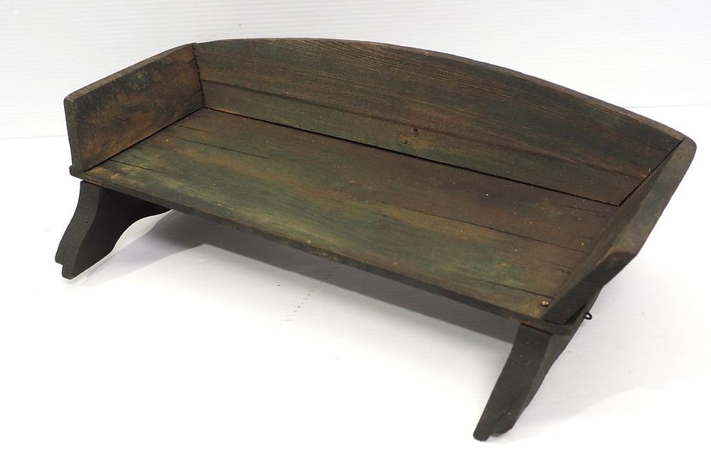 Lot 1435: Wooden goat wagon seat