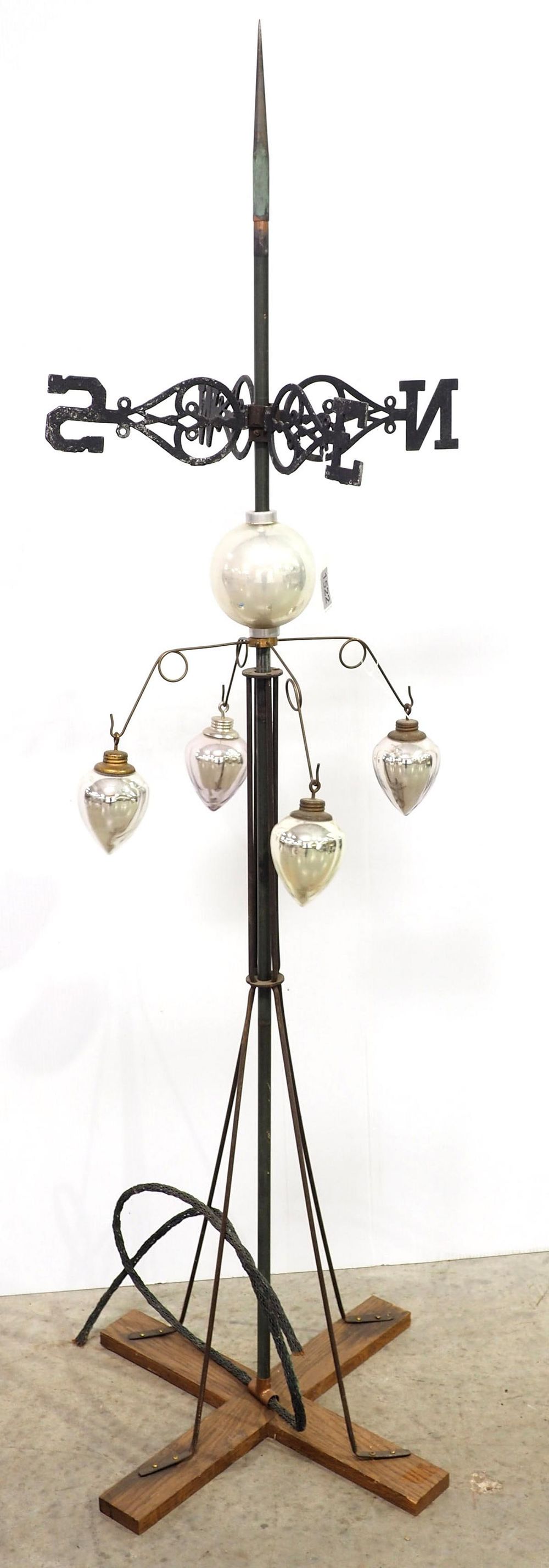 Lot 1522: Kretzer directional, pendants, silver plain ball