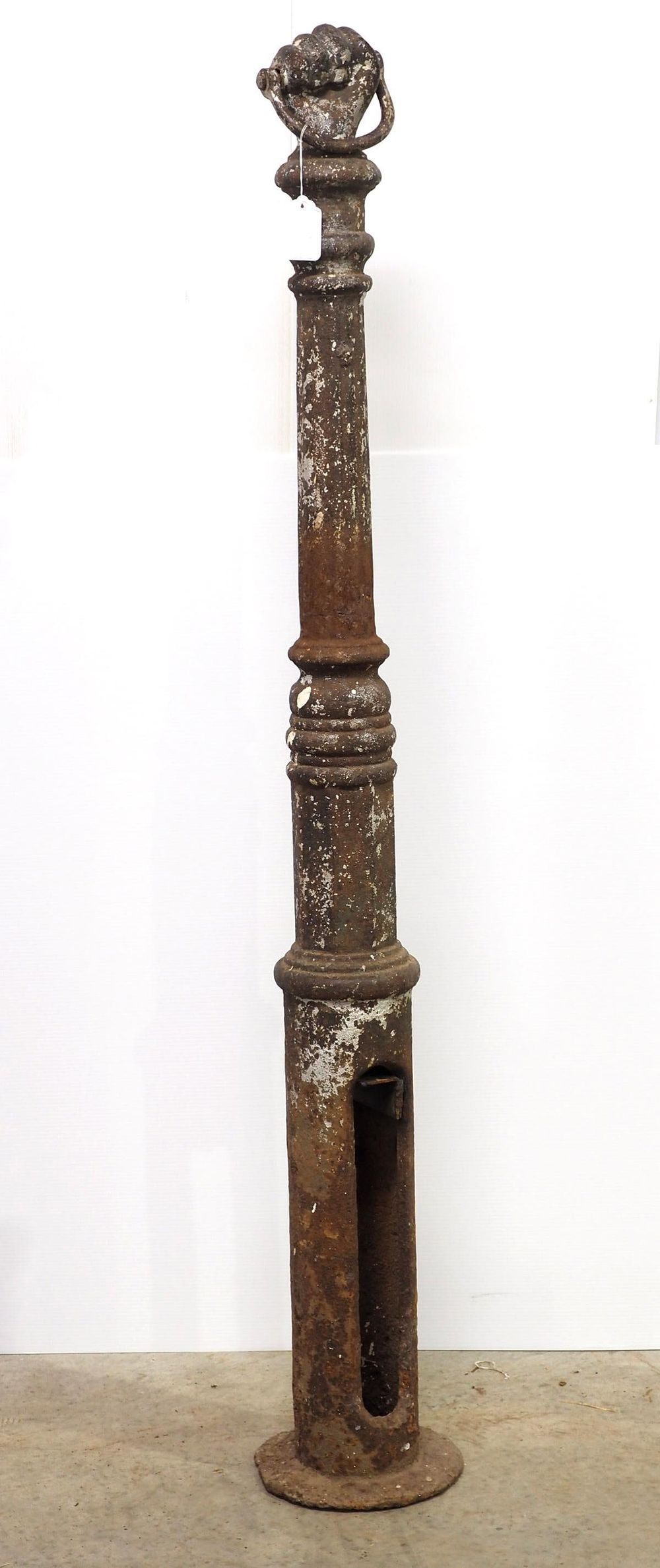 Lot 1734: Cast iron "Fist" hitching post
